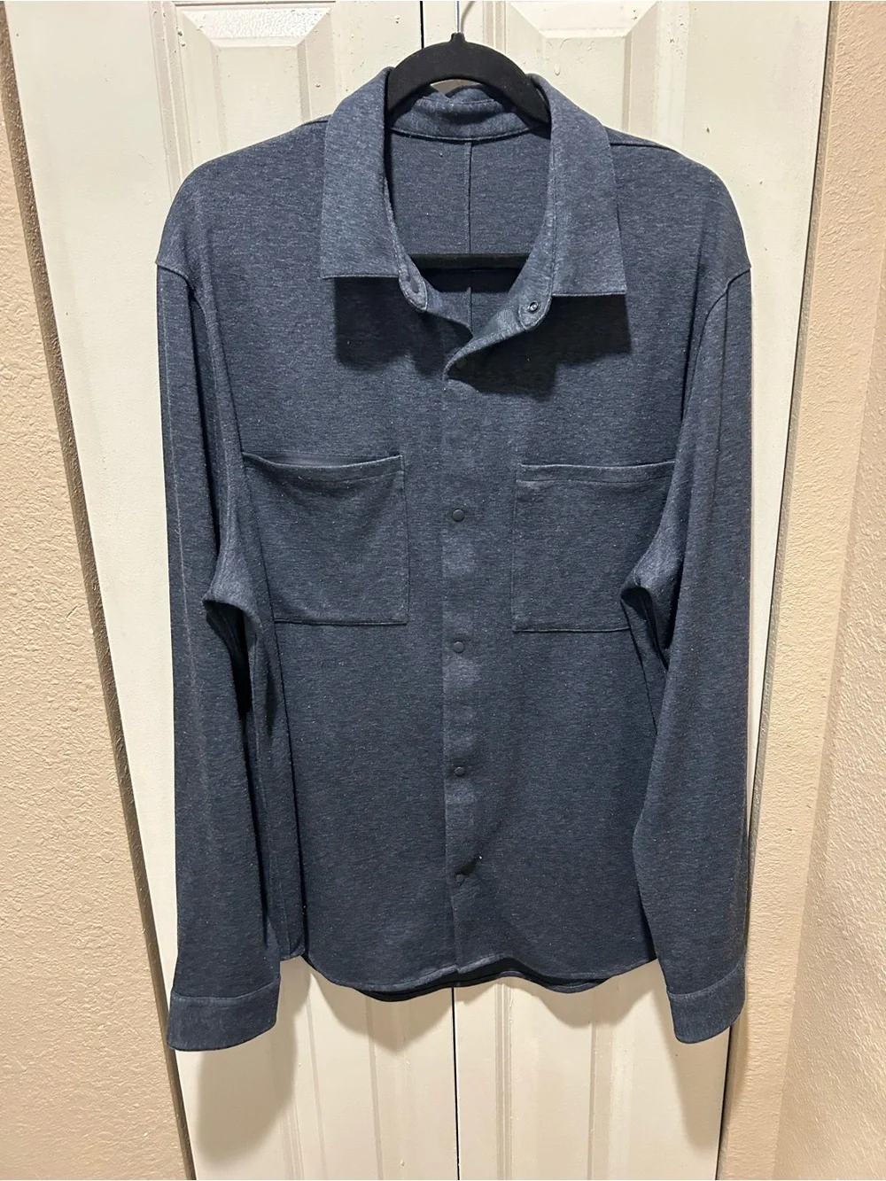 Lululemon Soft Knit Overshirt Heather Navy , XL